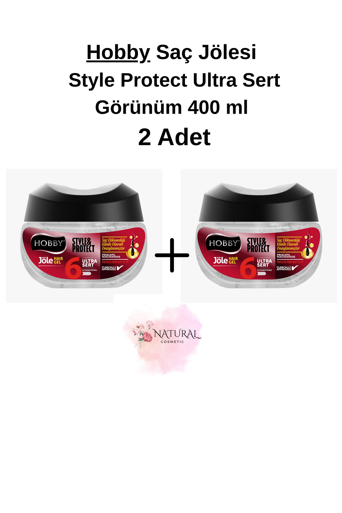 Saç Jölesi Style Protect Ultra Sert Görünüm 400 ml 2 ADET — SERT TUTUŞ — تصویر 2 از 3