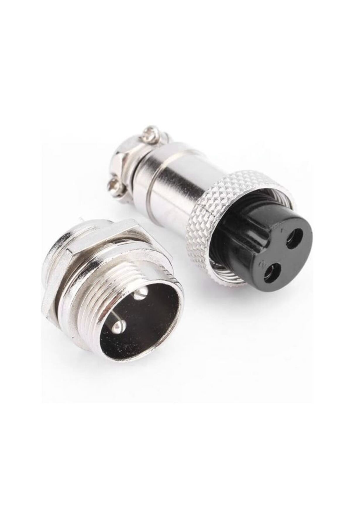 noca GX16 Havacılık Konektörü 2-Pin 400 V Vida Tipi Erkek ve Dişi