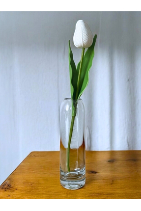 Reglasstic Solo Bloom Upcycle Tek Çiçeklik Cam Vazo – El Yapımı Sürdürülebili...