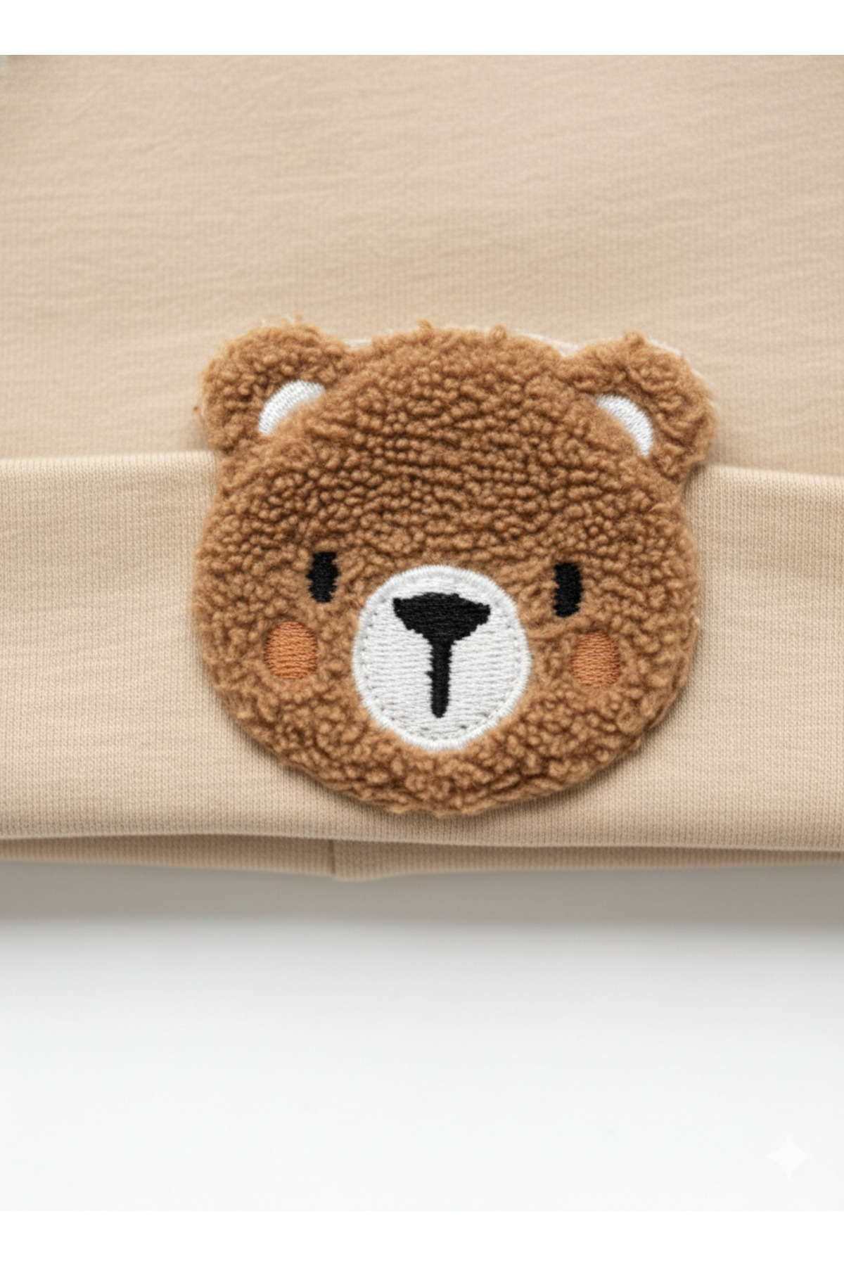 LOGO AKSESUAR Erkek Bebek Ayı Nakışlı 2'li Pamuk Şapka fotoğrafı 5 (önizleme)