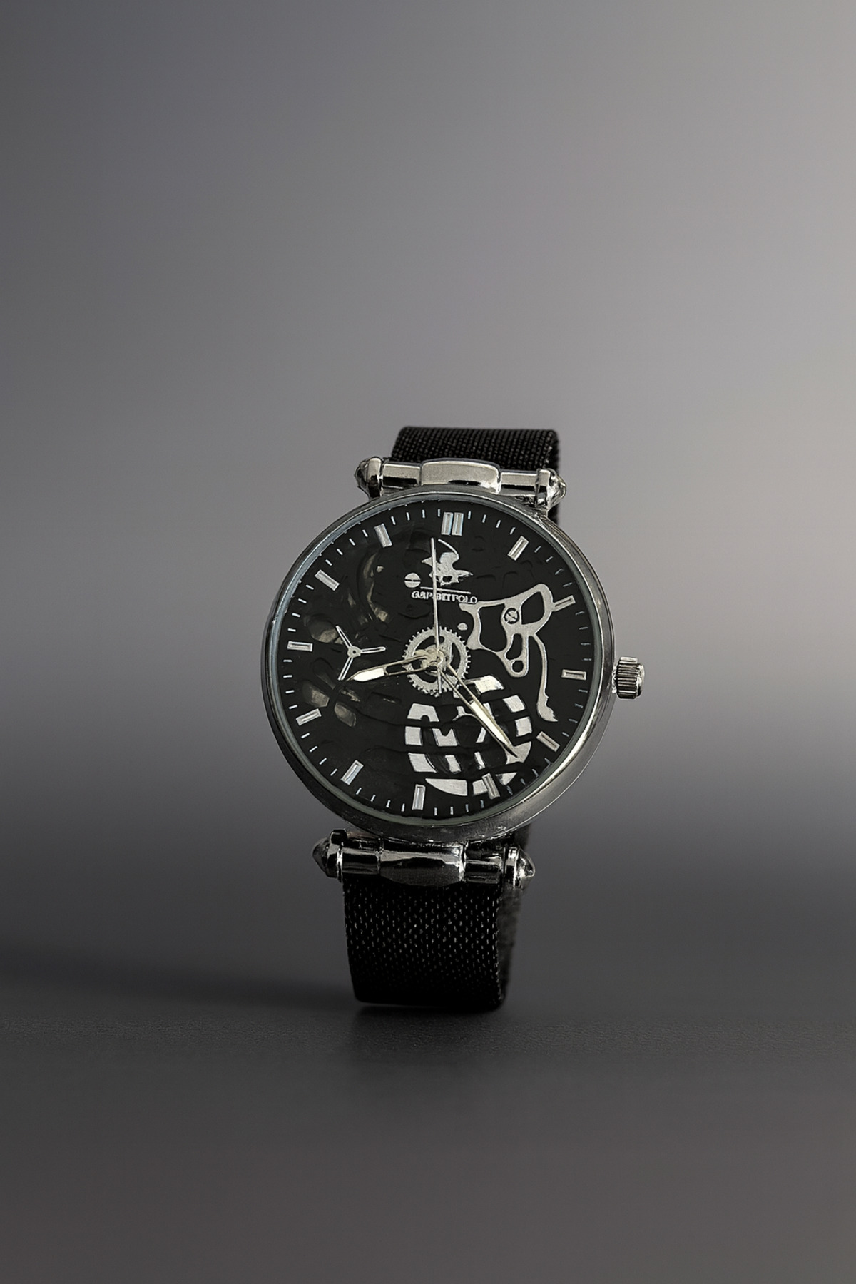 ساعت مچی مردانه از جنس طناب حصیری با تم شبح