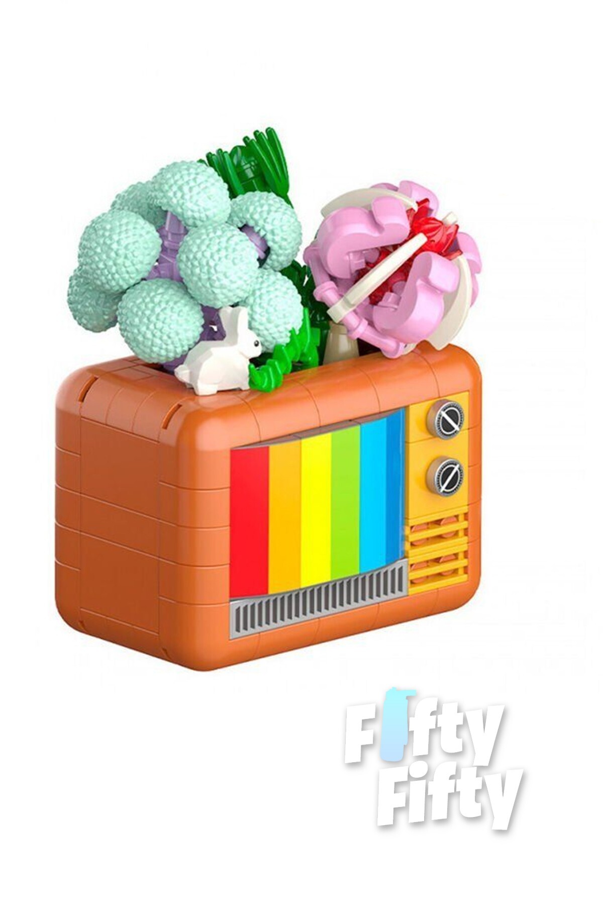 مجموعه تلویزیون رنگی جکی پلانت، ست ساختنی اسباب‌بازی ۲۰۷ قطعه‌ای – Ffjk2716