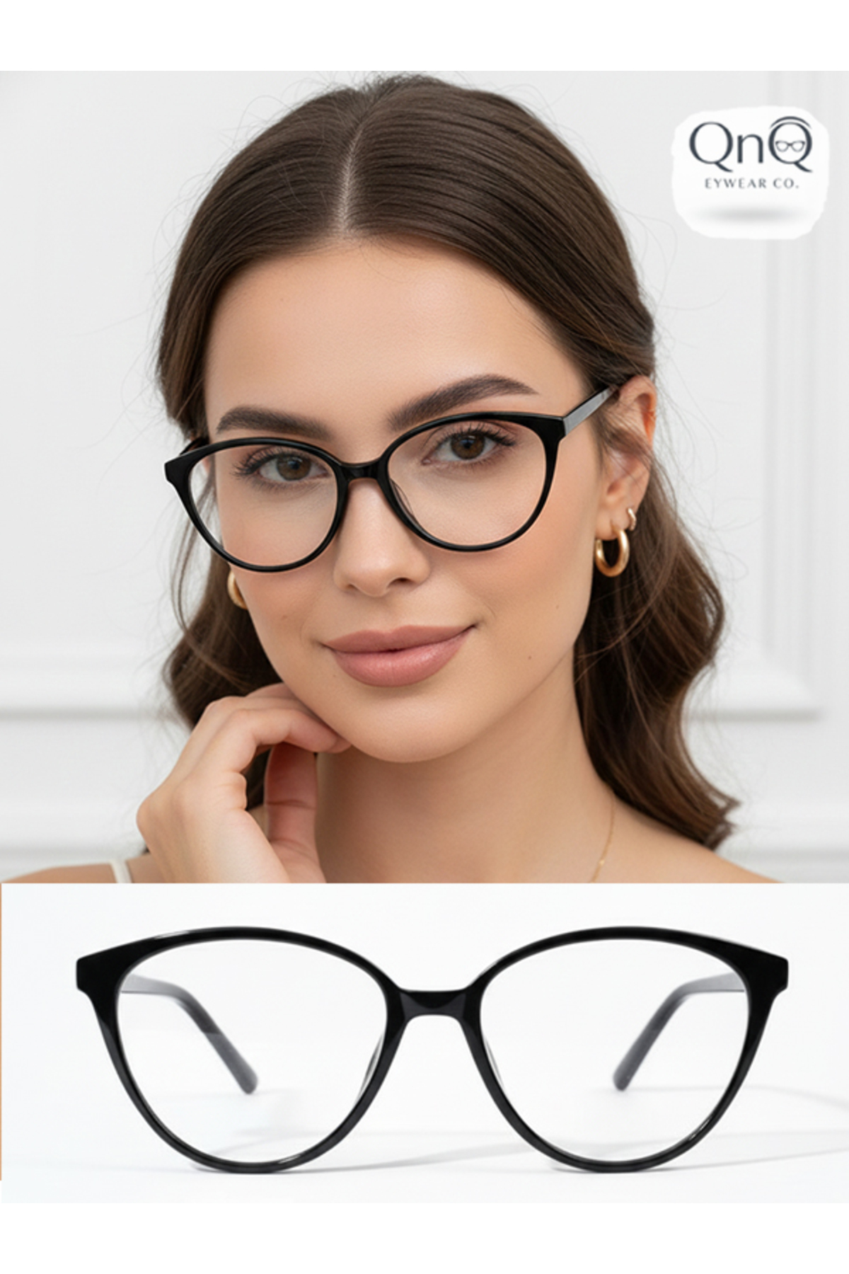 CATEYE BLACK Blue Light Glasses | Sunglasses