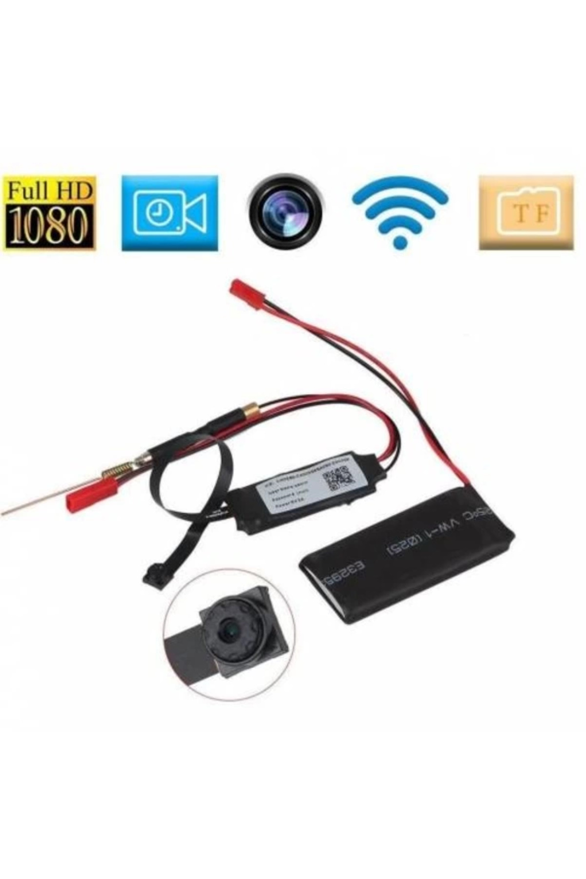 JUST DREAM 1080p Ip Modül Full Hd Wifi Kamera Güvenlik Bakıcı Kamerası fotoğrafı 5 (önizleme)