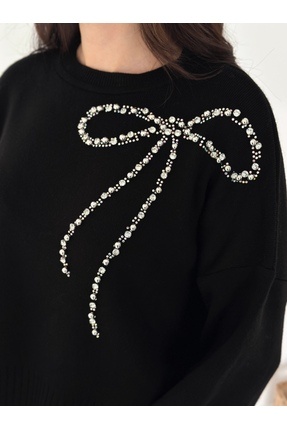 LAVRE TAŞLI TRİKO KAZAK