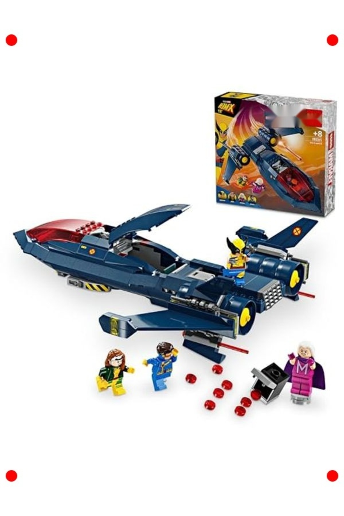 مجموعه مونتاژ هواپیمای اسباب‌بازی ایکس-جت (۳۵۹ قطعه)