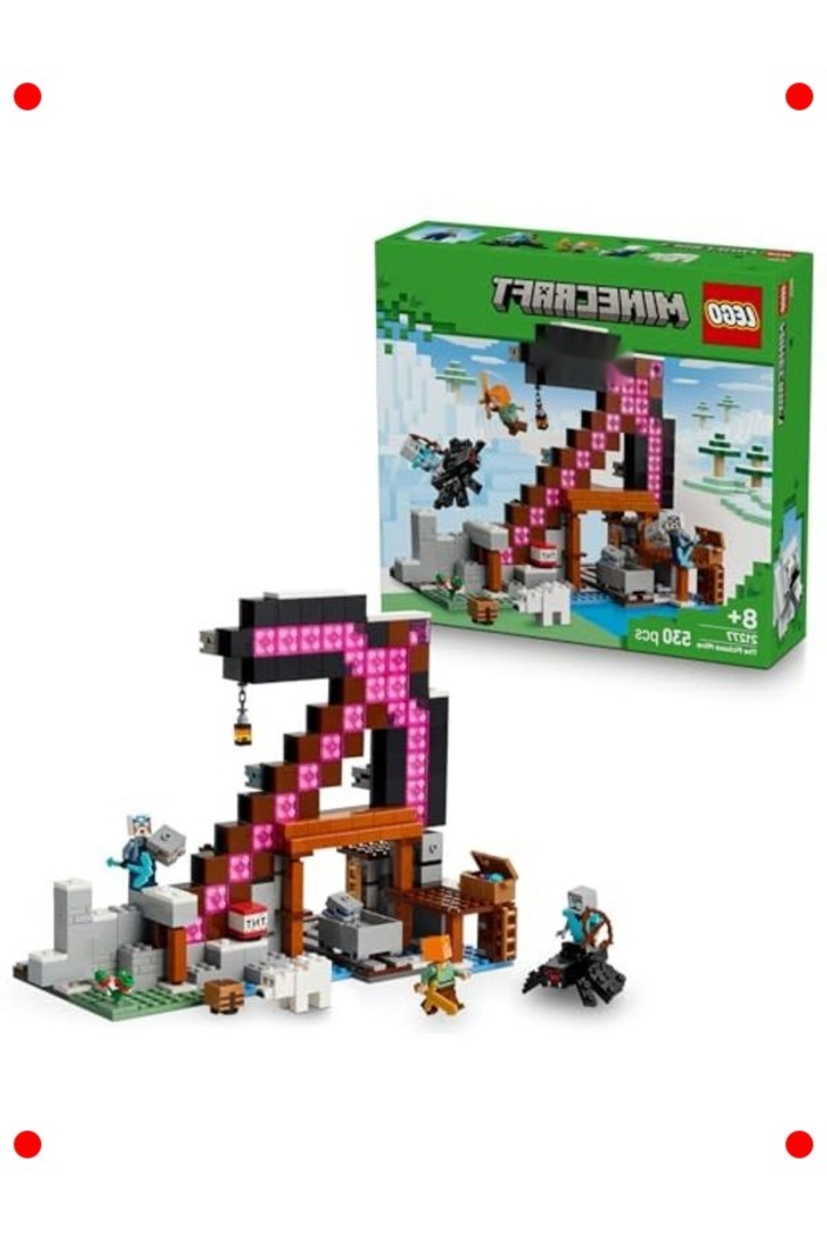 مجموعه معدن‌کاوی دنیای بلوکی - بازی خلاقانه ساخت‌وساز