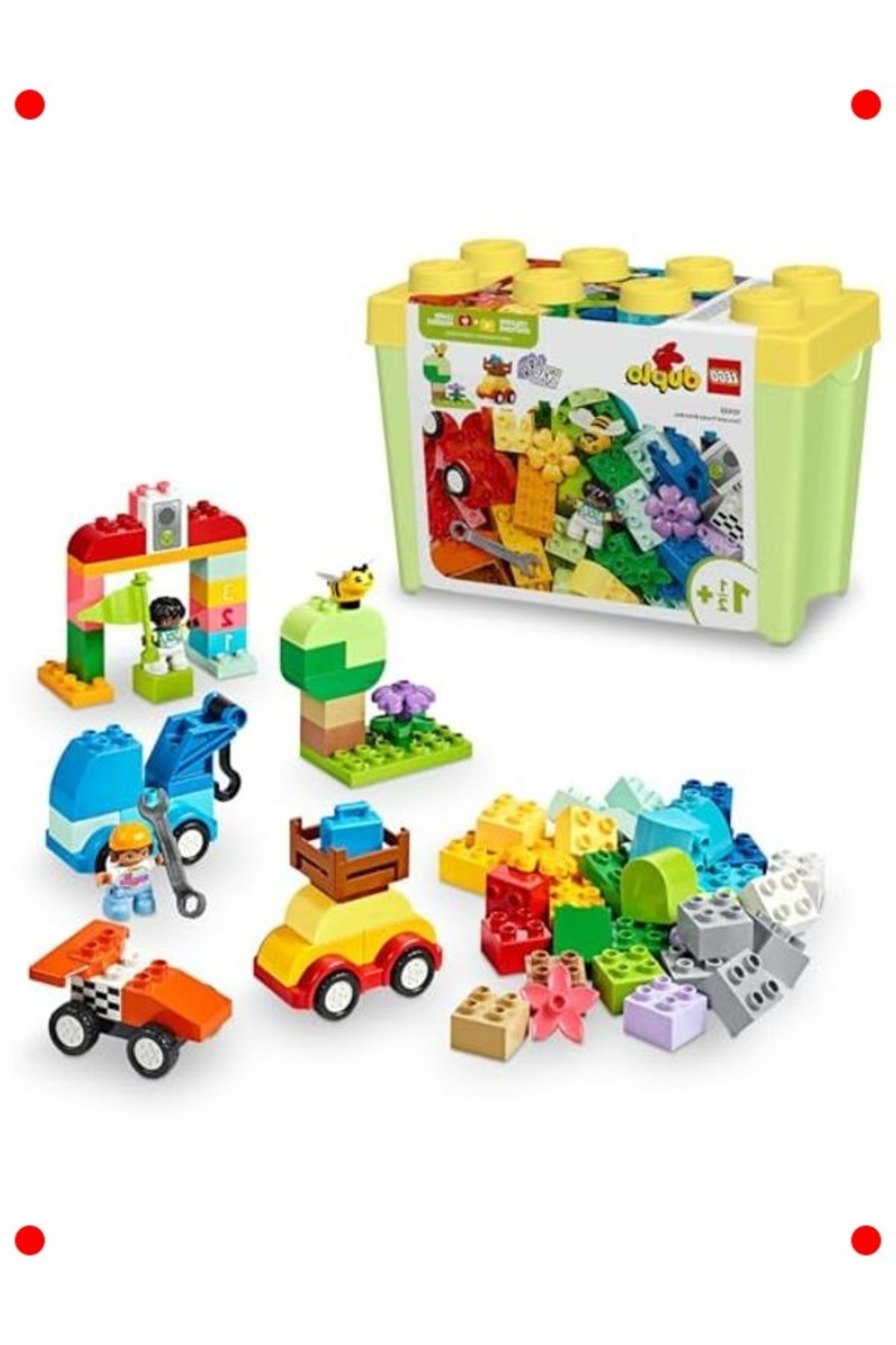 مجموعه ساختنی ماشین‌ها و کامیون‌های تکه‌بزرگ