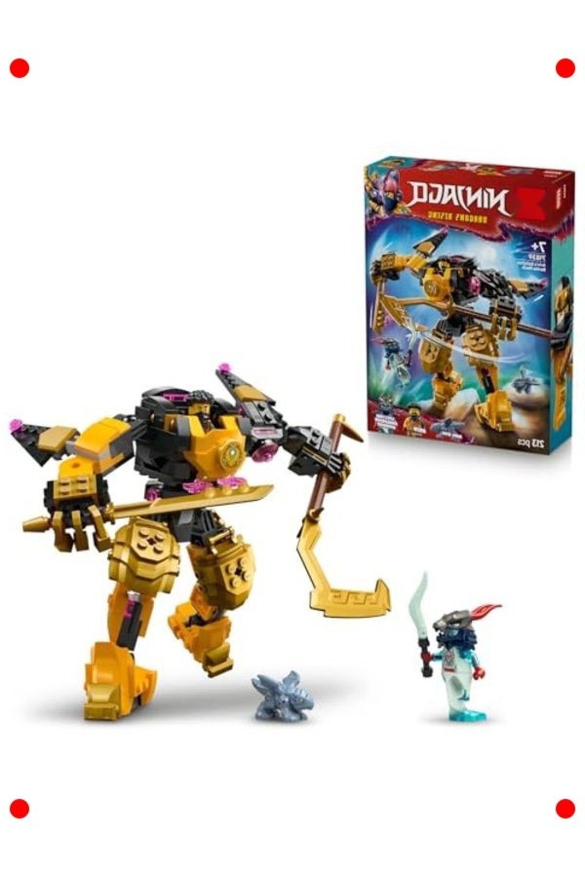 مجموعه ساخت ربات جنگجوی اژدها (۲۱۳ قطعه)