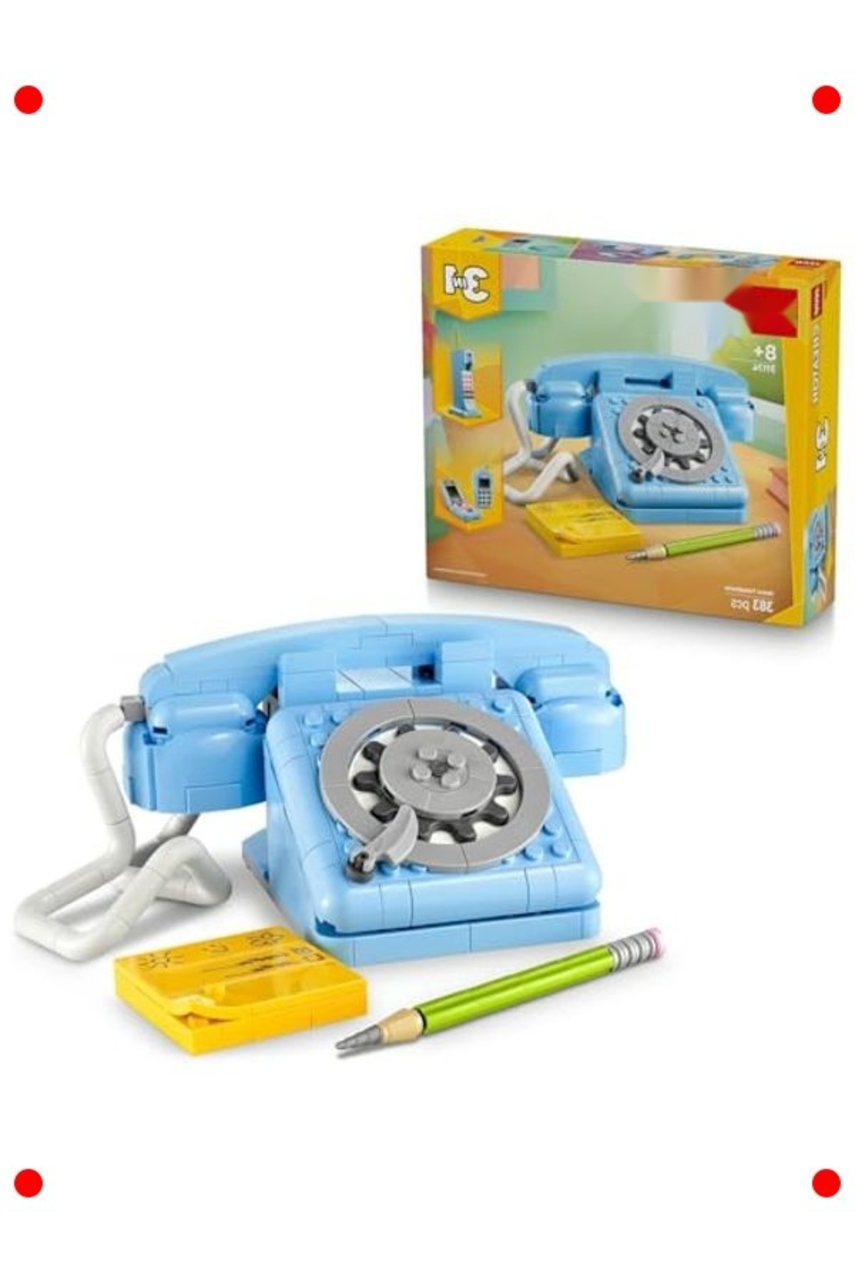 کیت ساخت تلفن قدیمی ۳ در ۱