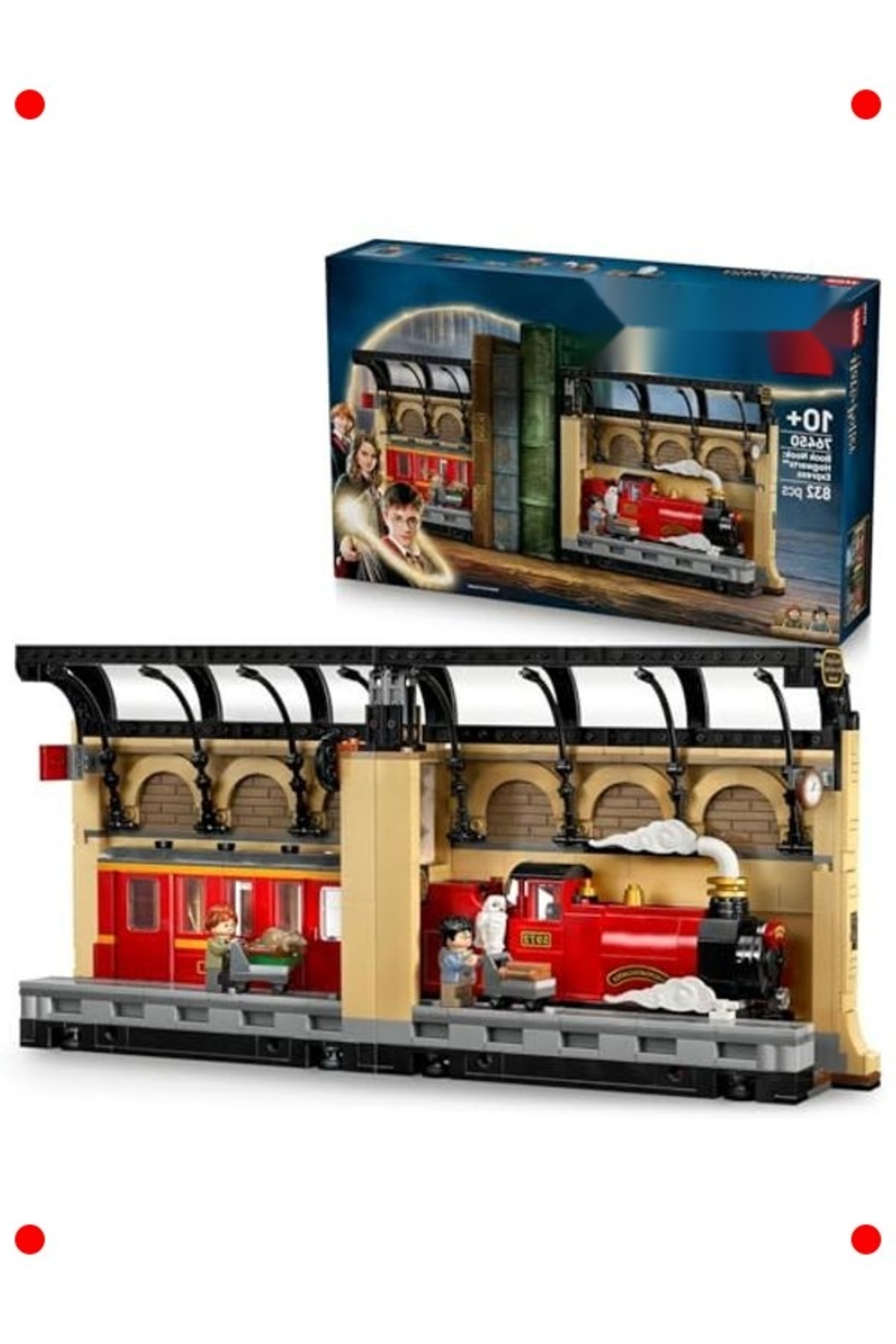 کیت ساخت دکور قفسه کتاب هاگوارتز اکسپرس، مناسب سنین ۱۰ سال به بالا