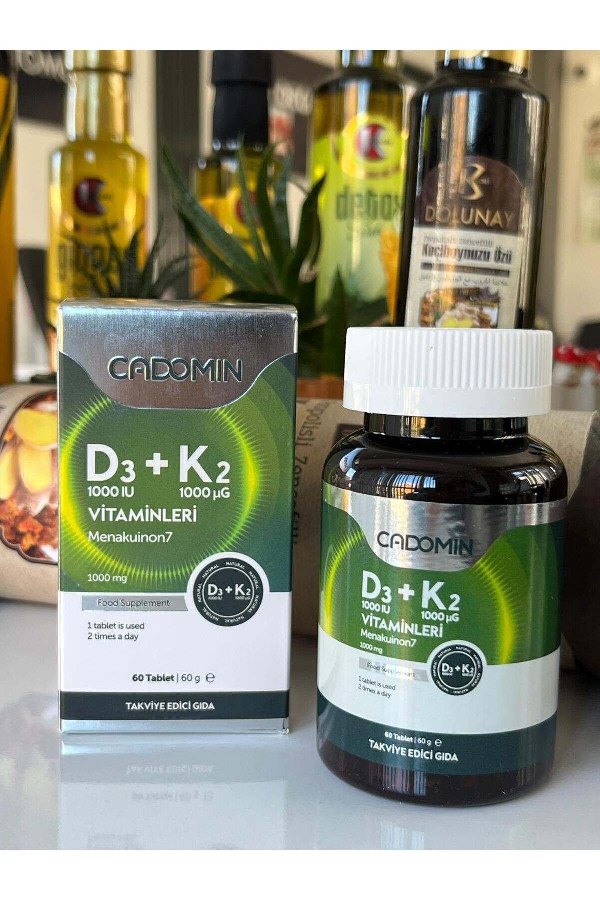 Cadomin Collagen CADOMİN D3 + K2 VİTAMİNLERİ - Fiyatı, Yorumları