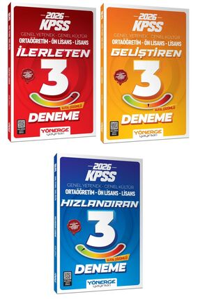 Yönerge Yayınları Yönerge 2026 KPSS Genel Yetenek Genel Kültür İlerleten + Ge...
