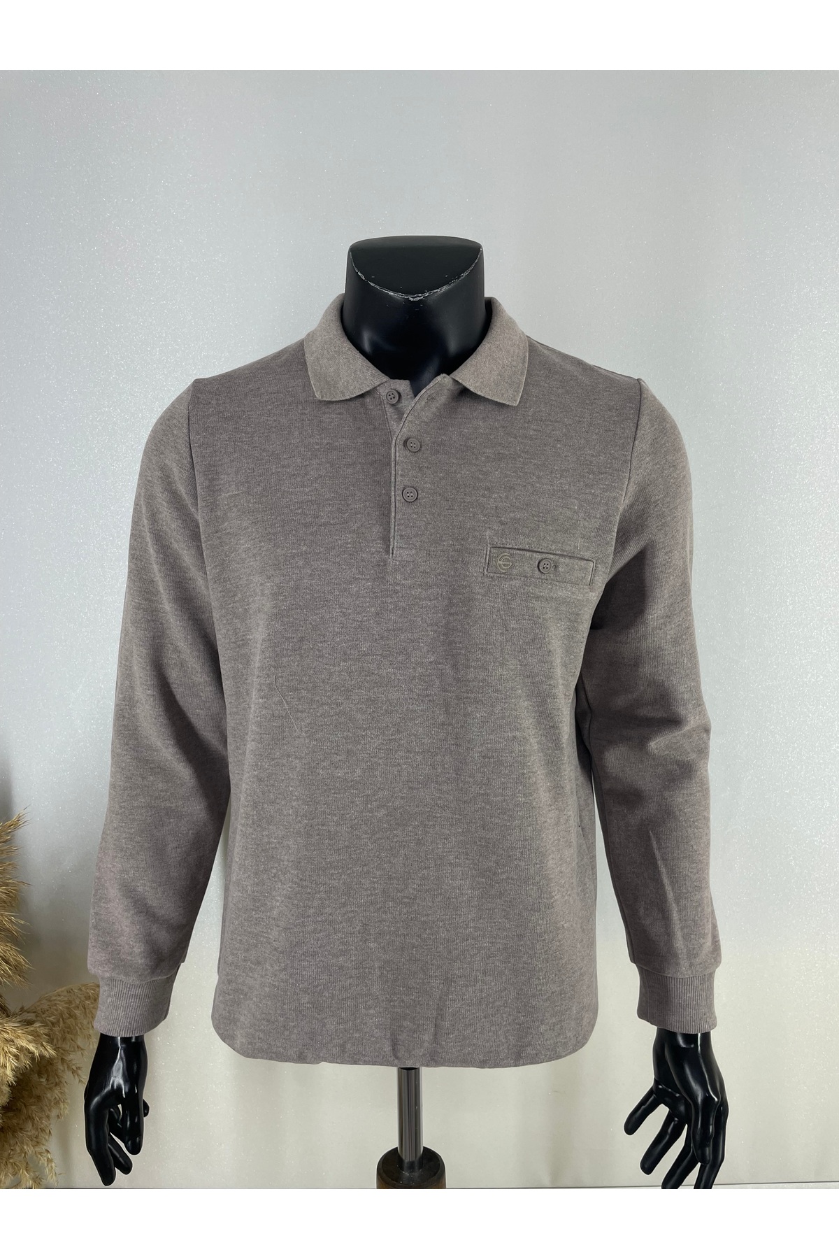 Sadık Collection Erkek Büyük Beden Polo Yaka 7XL 8XL 9XL Beden Kazak