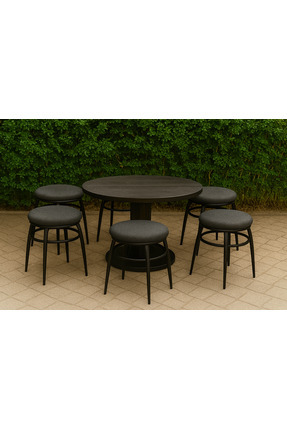 ECRİNART METAL, SİLİNEBİLİR KUMAŞ, AYAKLI FÜME (6'LI)