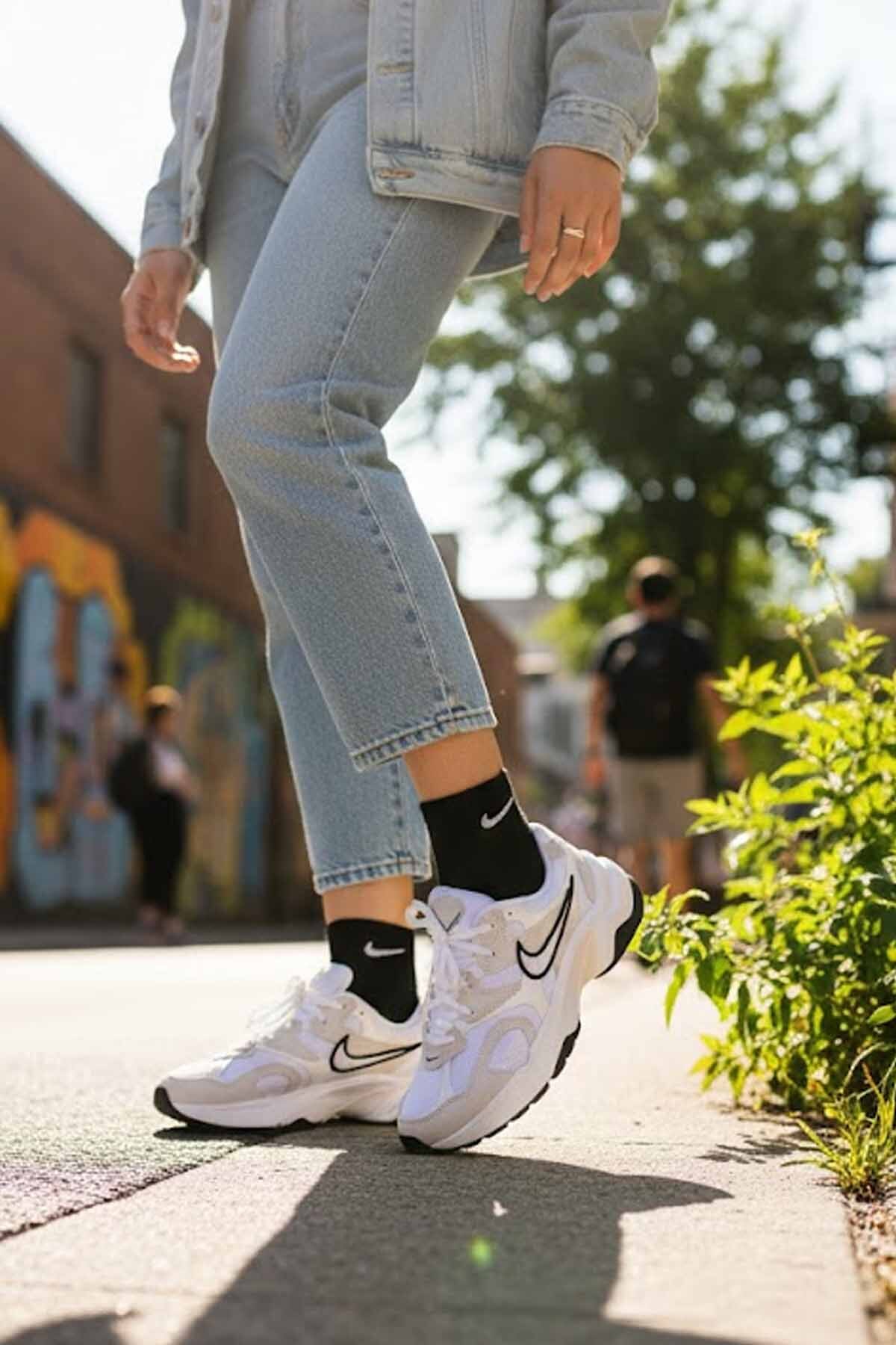 ★新品未使用 LAVA SUKALA サイズL★  nike Nike W Al8 Kadın Beyaz Bağcıklı Günlük Sneaker Spor Ayakkabı