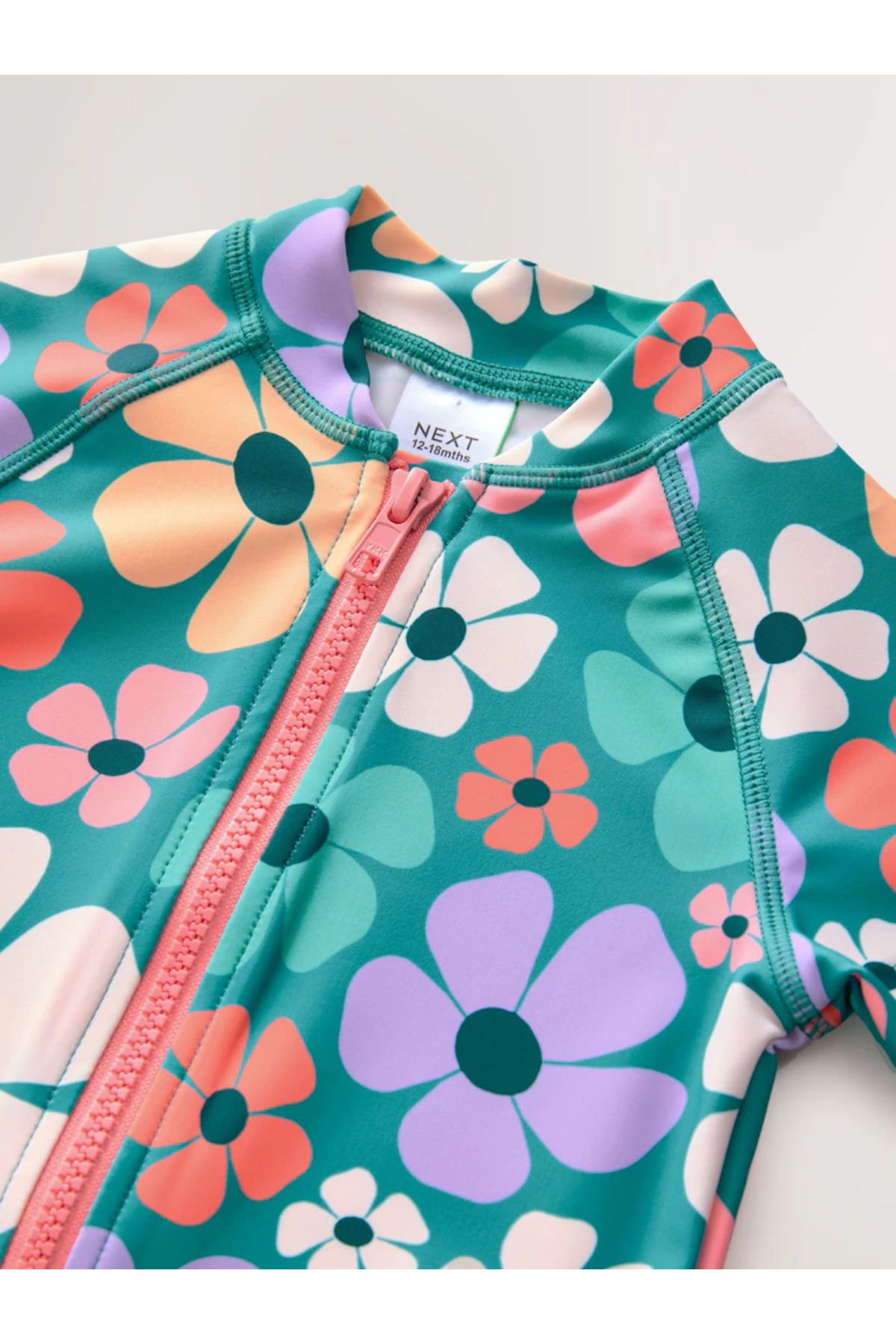 Next Baby Stampy Çiçek Desenli Güneş Koruyucu Kız Bebek & Çocuk Mayo fotoğrafı 5 (önizleme)