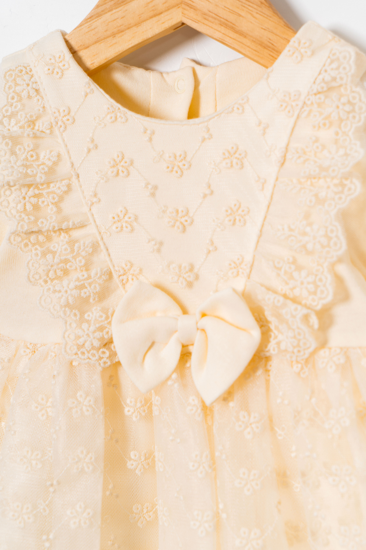 Miniday Baby Kız Bebek Mevlütlük Elbise Bandanalı Dantelli Yeni doğan Hastane çıkışı Gelinlik Abiye Mevlitlik 58 fotoğrafı 4 (önizleme)