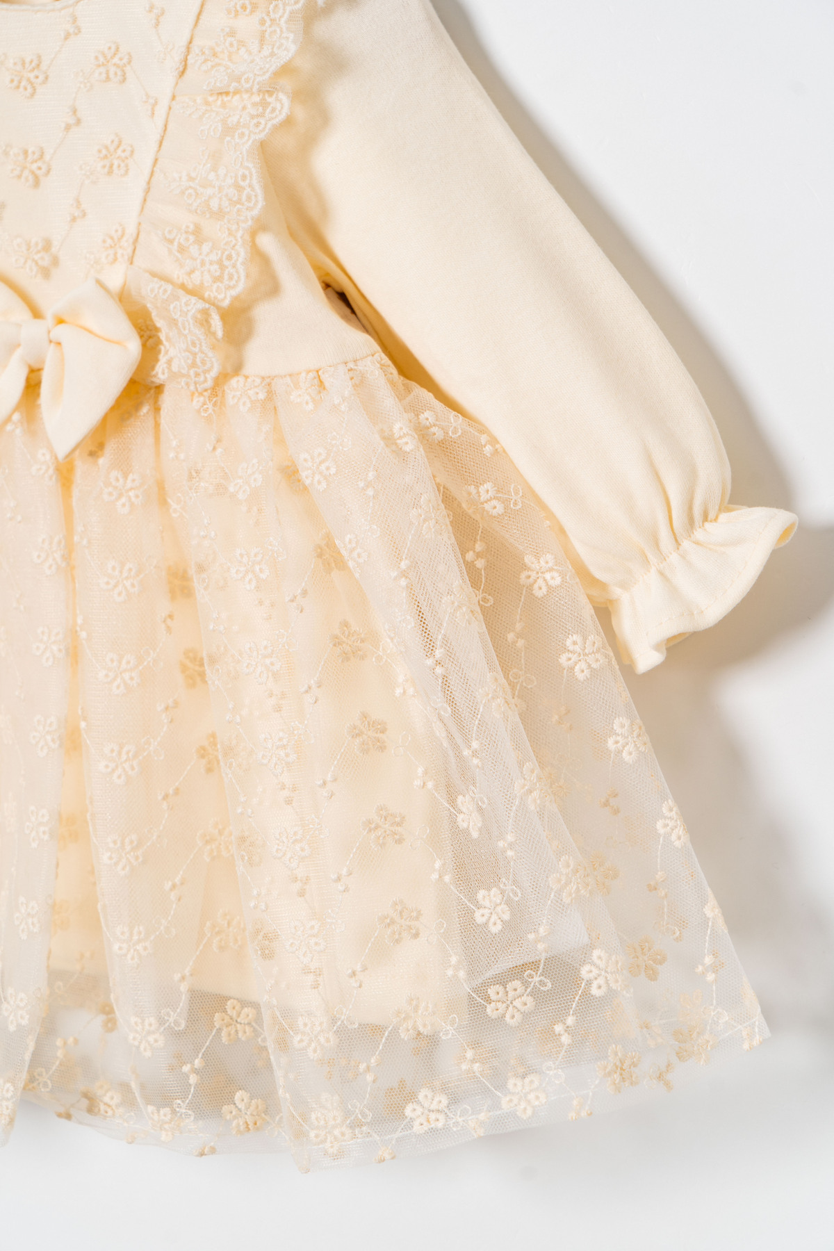 Miniday Baby Kız Bebek Mevlütlük Elbise Bandanalı Dantelli Yeni doğan Hastane çıkışı Gelinlik Abiye Mevlitlik 58 fotoğrafı 6 (önizleme)