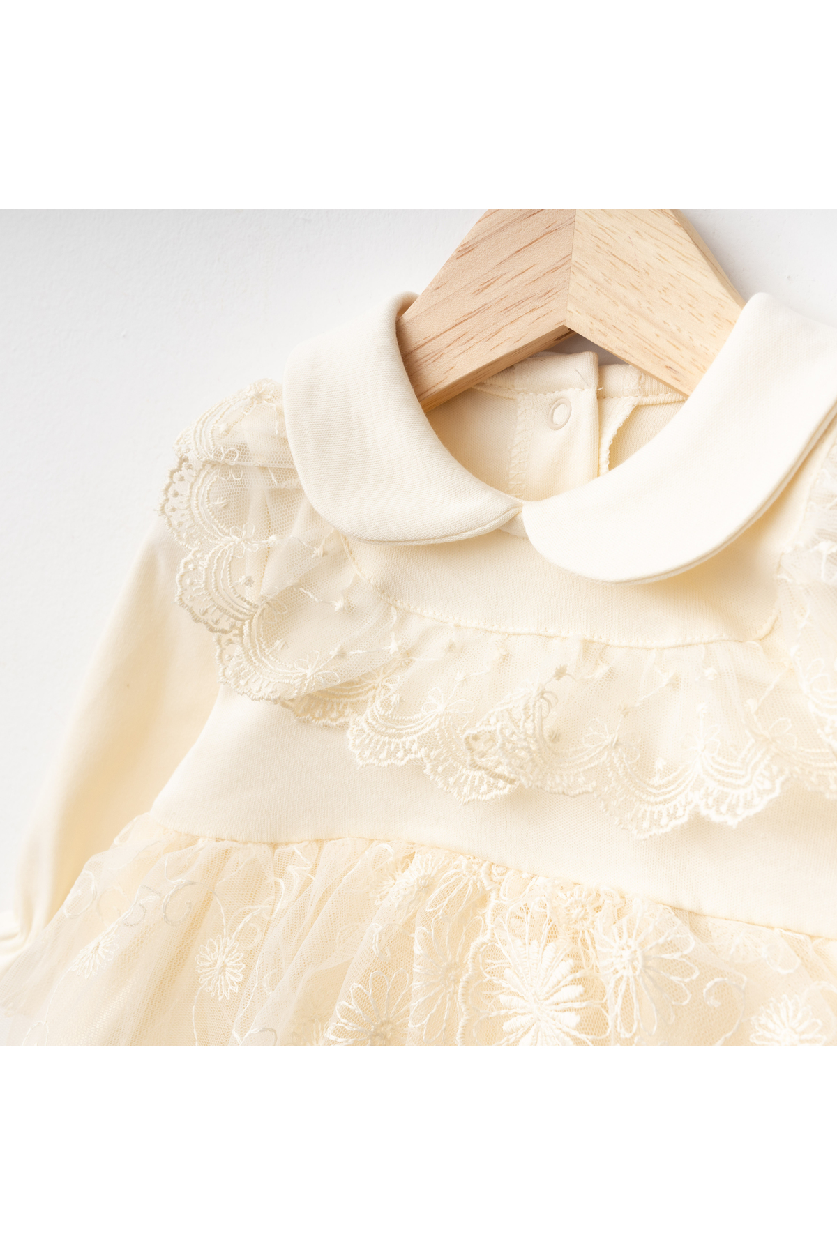 Miniday Baby Kız Bebek Mevlütlük Elbise Bandanalı Dantelli Yeni doğan Hastane çıkışı Gelinlik Abiye Mevlitlik 21 fotoğrafı 4 (önizleme)