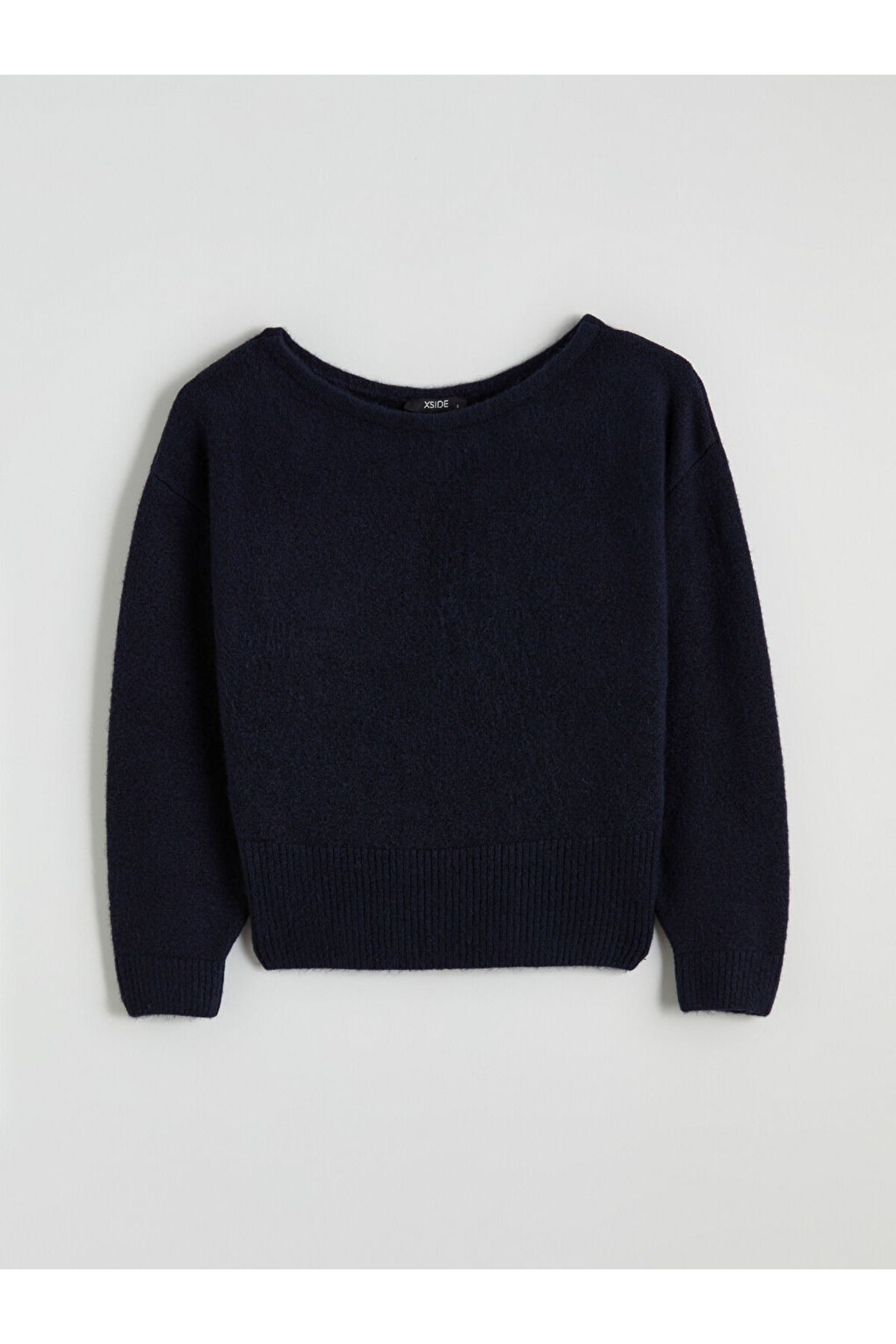 LC Waikiki Lacivert Kayık Yaka Kadın Triko Kazak fotoğrafı 5 (önizleme)