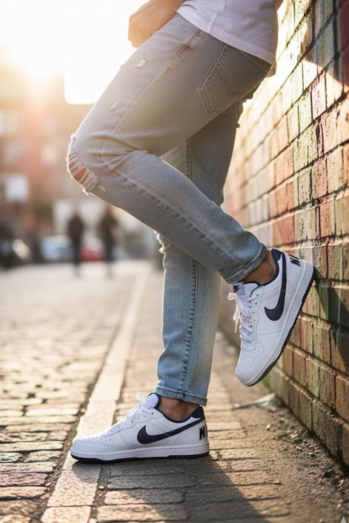 Men White Af1s Low Nike Air Force '07 White