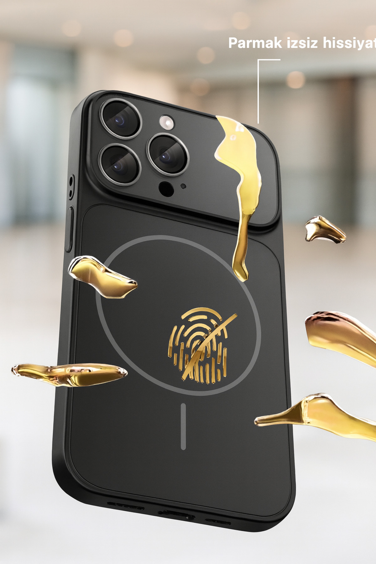 CAMCI Sadece İPhone 12 Pro Max Uyumlu 17 Serisi Görünümlü Lens