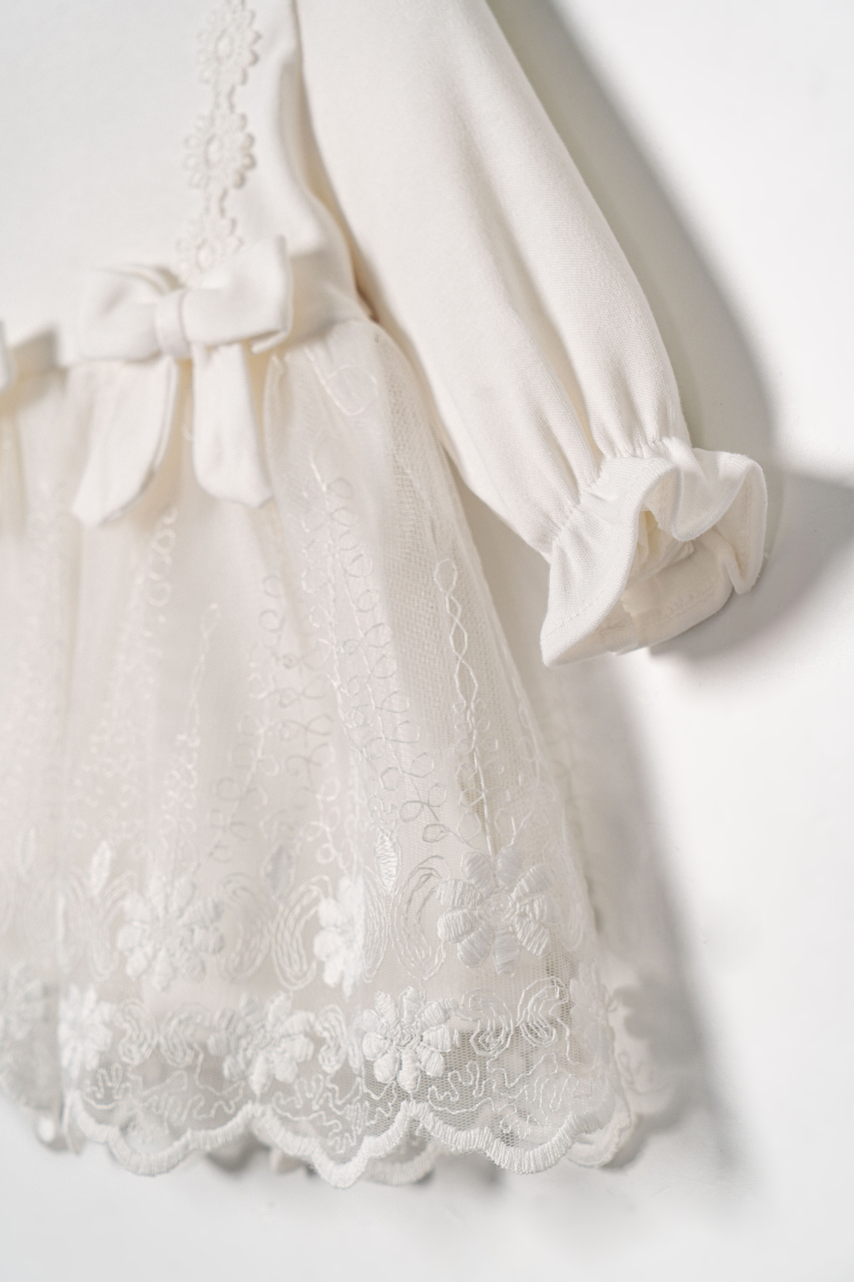 Miniday Baby Kız Bebek Mevlütlük Elbise Bandanalı Dantelli Yeni doğan Hastane çıkışı Gelinlik Abiye Mevlitlik 71 fotoğrafı 3 (önizleme)