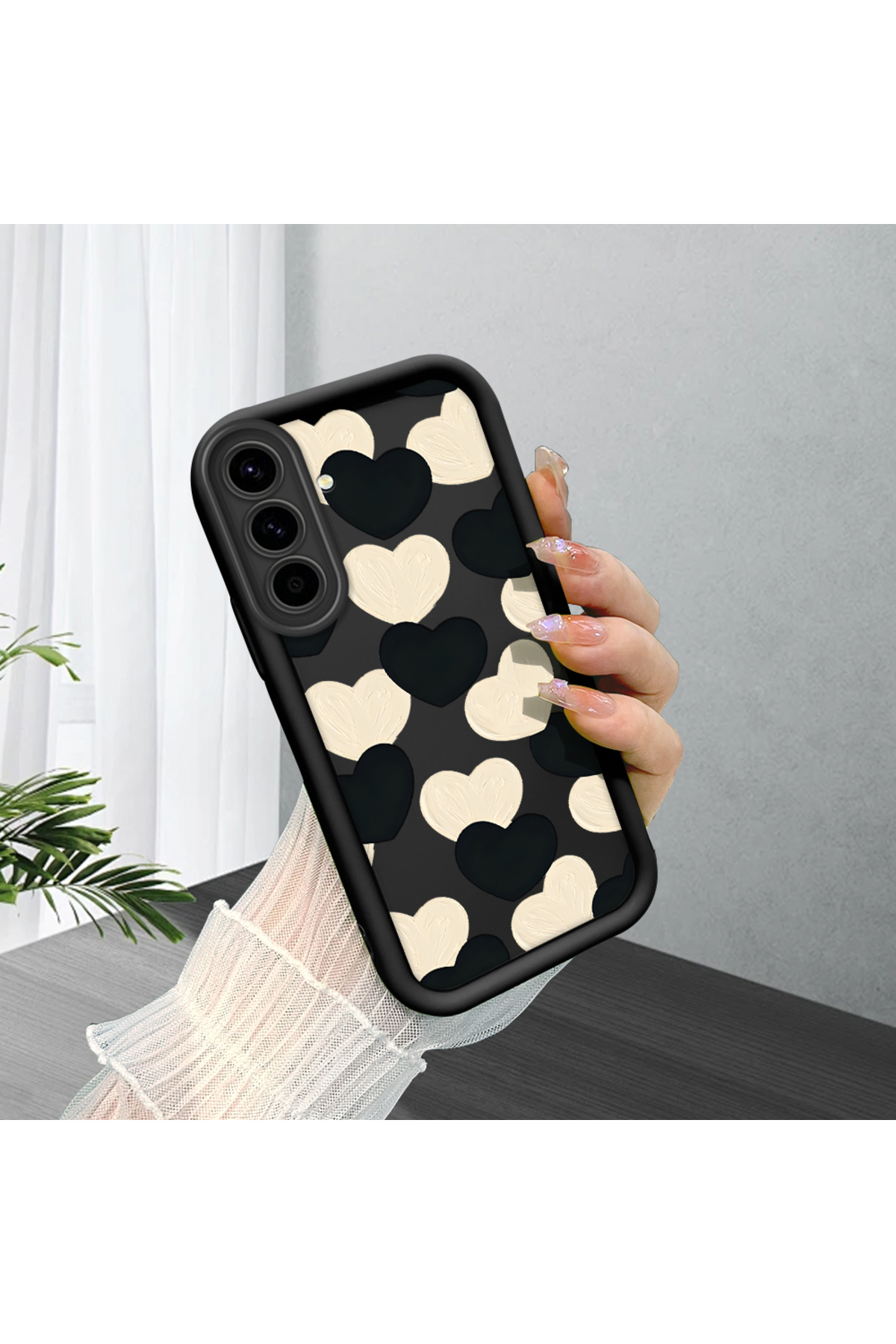 Samsung Galaxy A36 Compatible Lines Anti-fall Simplicity Soft Silicone Phone Case