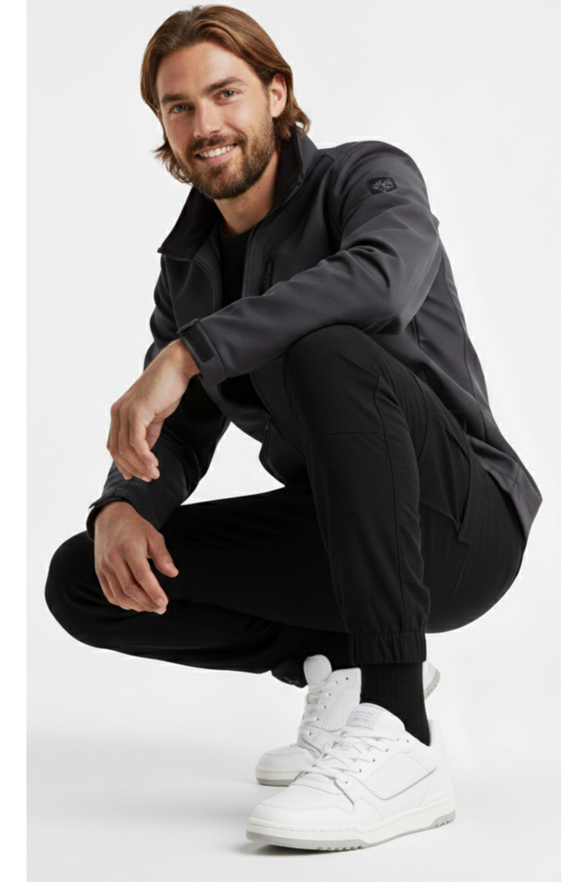 کفش اسنیکر مردانه راسته | جک اند جونز Jack & Jones 12184170 - تصویر 4
