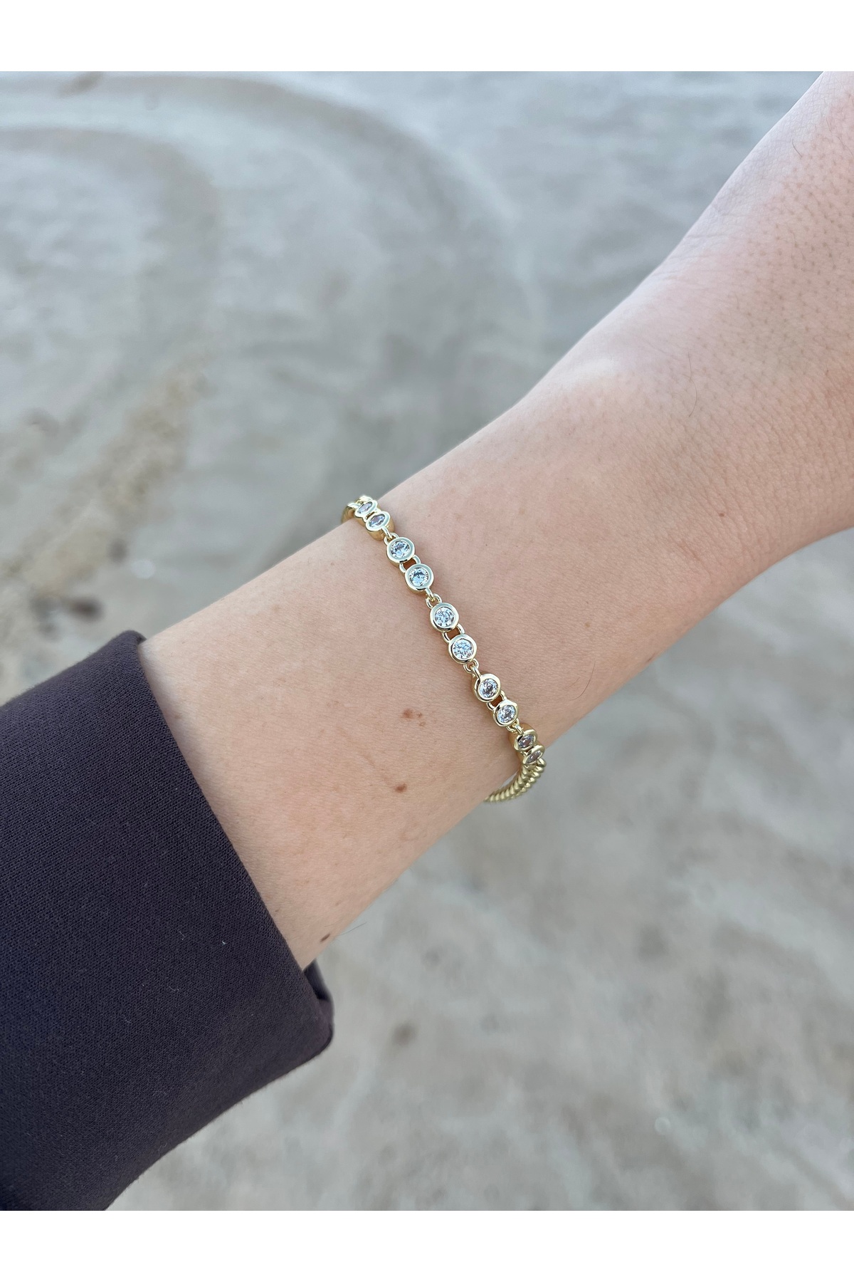 14K GOLD RENK KARARMAZ BİLEKLİK