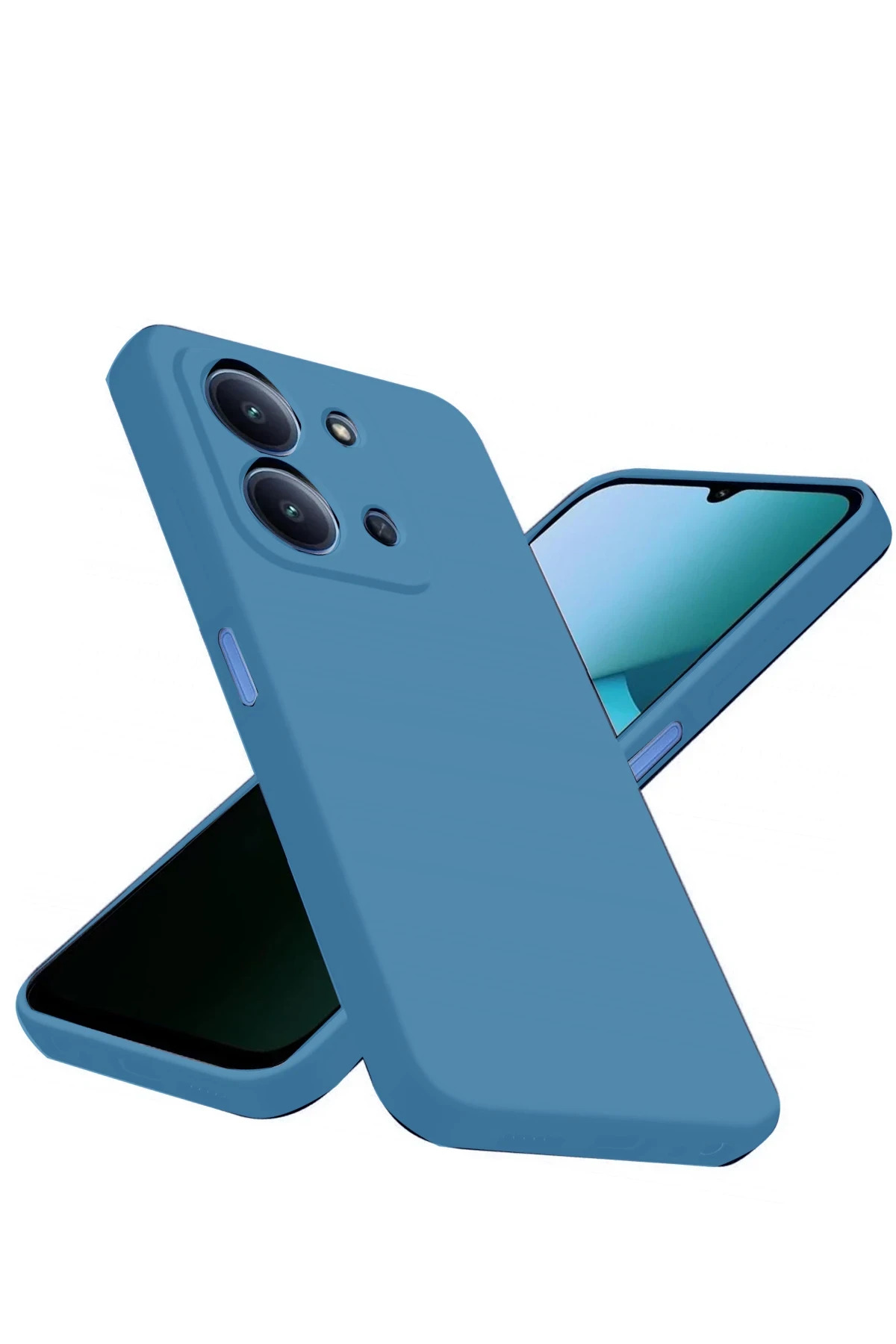 Xiaomi Redmi 15C 4G İçin Uyumlu Içi Kadife Kamera Korumalı Silikon A Kalite Lansman Kapak