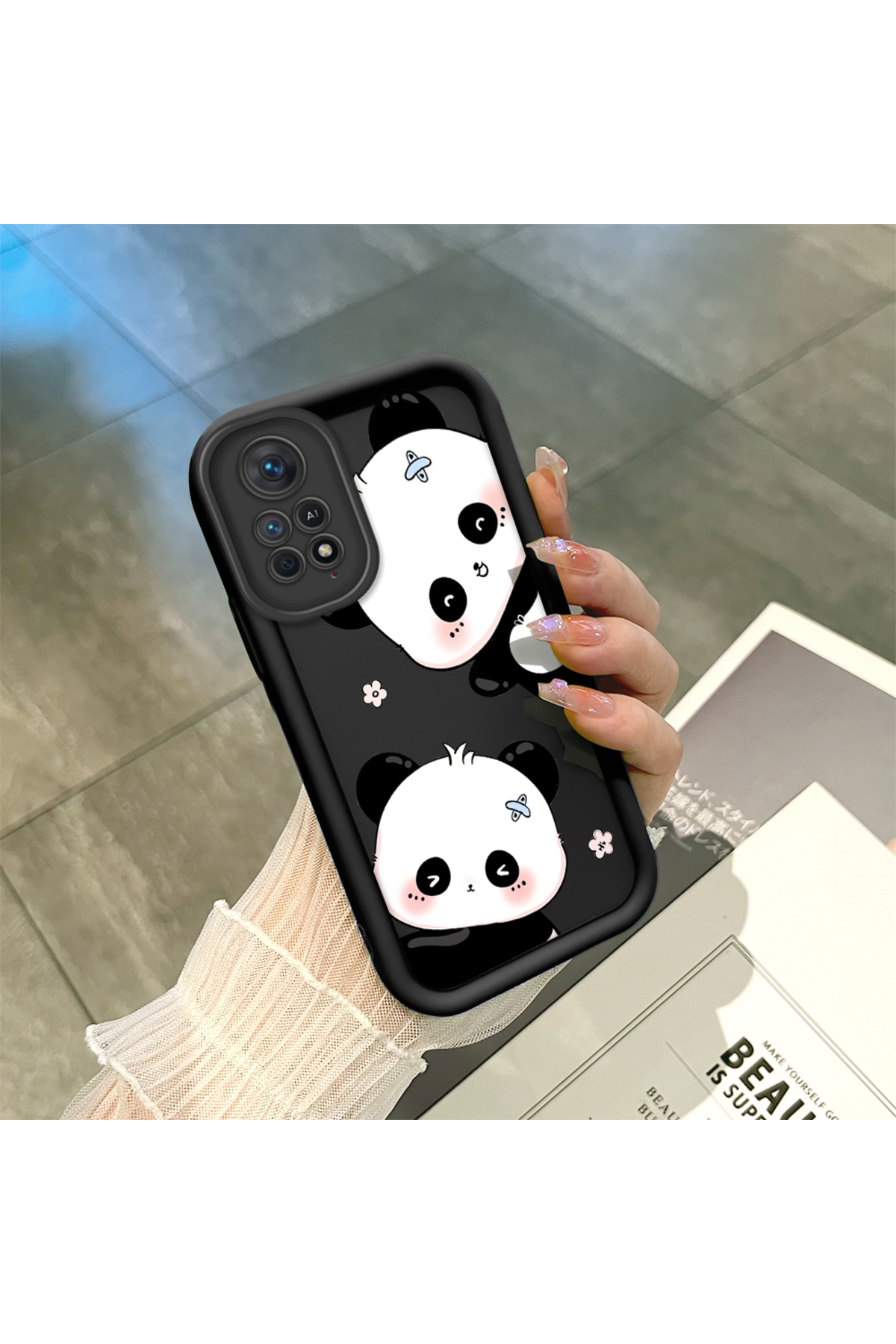 Xiaomi Redmi Note 11 Pro Compatible Panda's Anti-fall Soft Silicone Phone Case