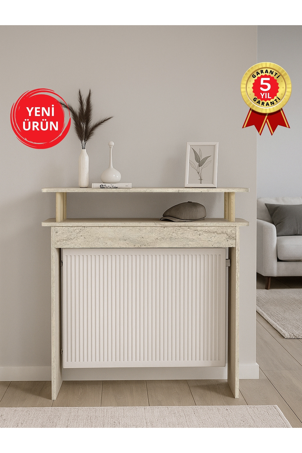 Honeycomb Top Dresser - Travertine | Arakis