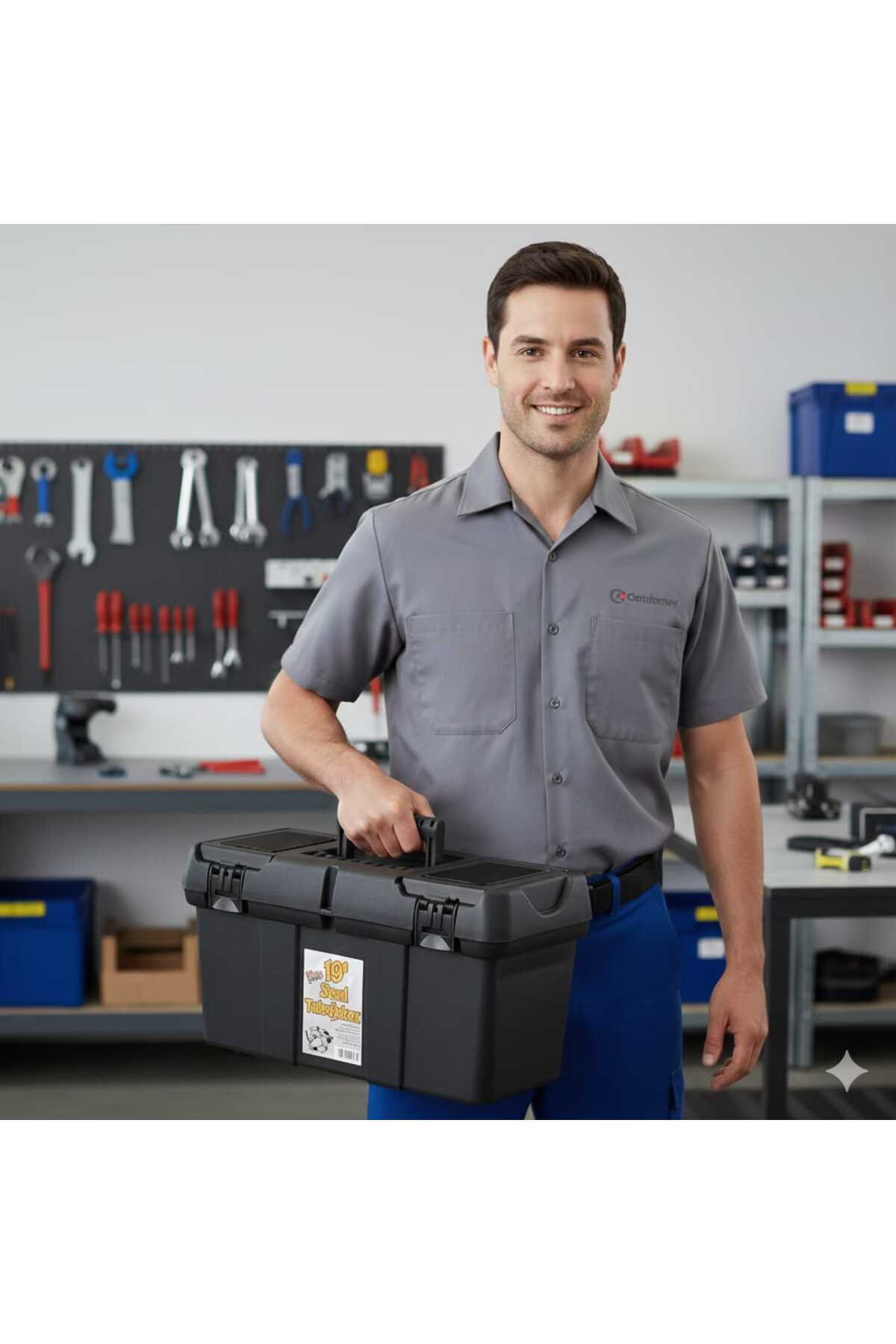 SAVEX Maxi Takım Çantası - 19 Inç - Malzeme Kutusu - Mega - Siyah (Kod 159)