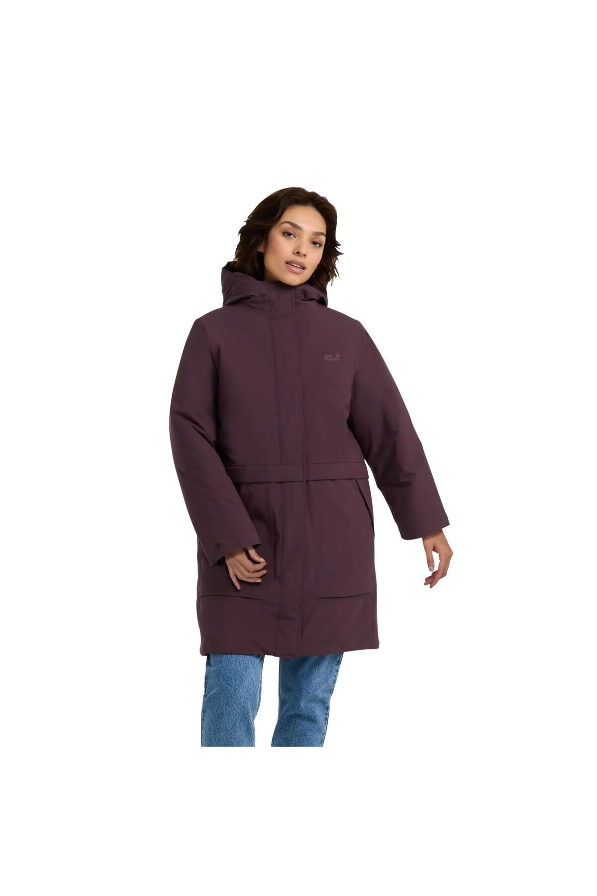 Jack Wolfskin Wintertide Kadın Mor Outdoor Ceketi KADIN OUTDOOR CEKETİ A65070