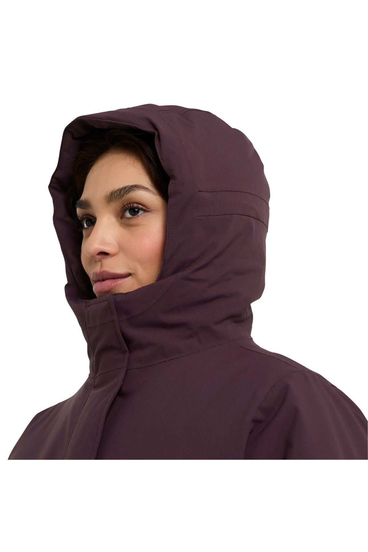 Jack Wolfskin Wintertide Kadın Mor Outdoor Ceketi KADIN OUTDOOR CEKETİ A65070 görsel 3