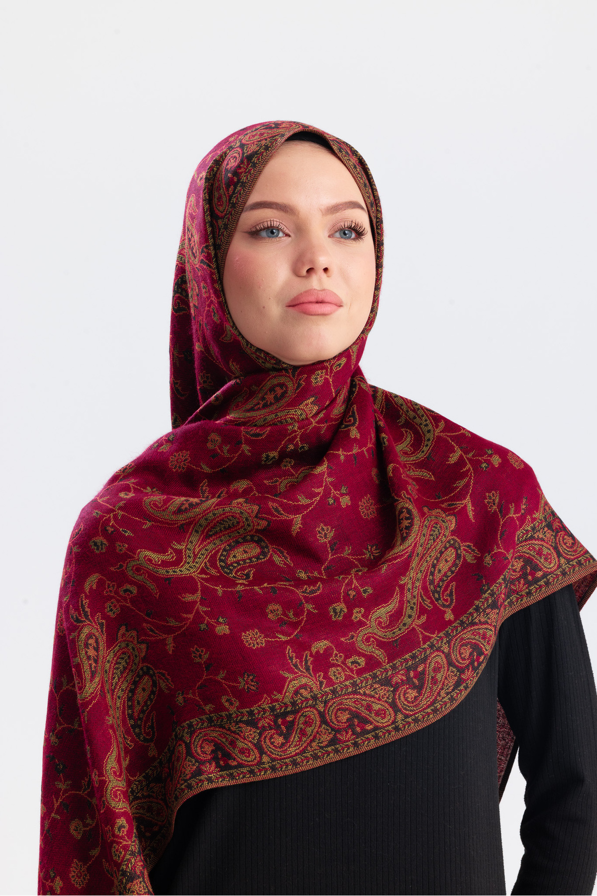 CHALE  Royale Passage Serisi - Cashmere Collection / Dokuma Kaşmir Şal - Görsel 8