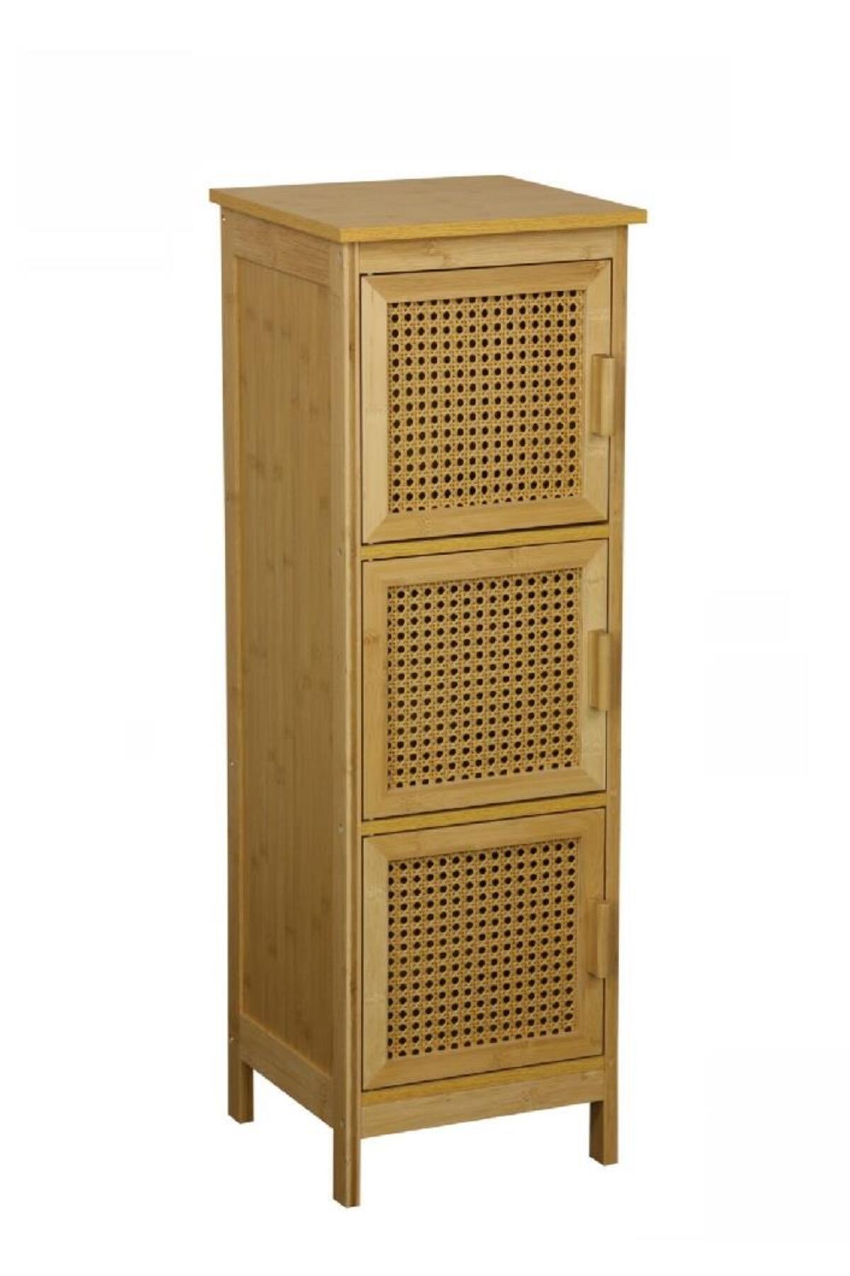 PANALI Panalı Bambu Rattan 3 Kapaklı Dolap BM02 - Fiyatı, Yorumları