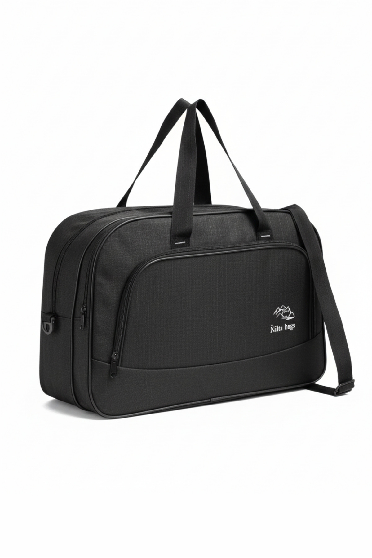 By Hakan Nil-01 Unısex Havlu Kumaş Hostes Valiz Seyahat Tatil Spor Hastane Çok Gözlü El Ve Omuz Çantası Kabin