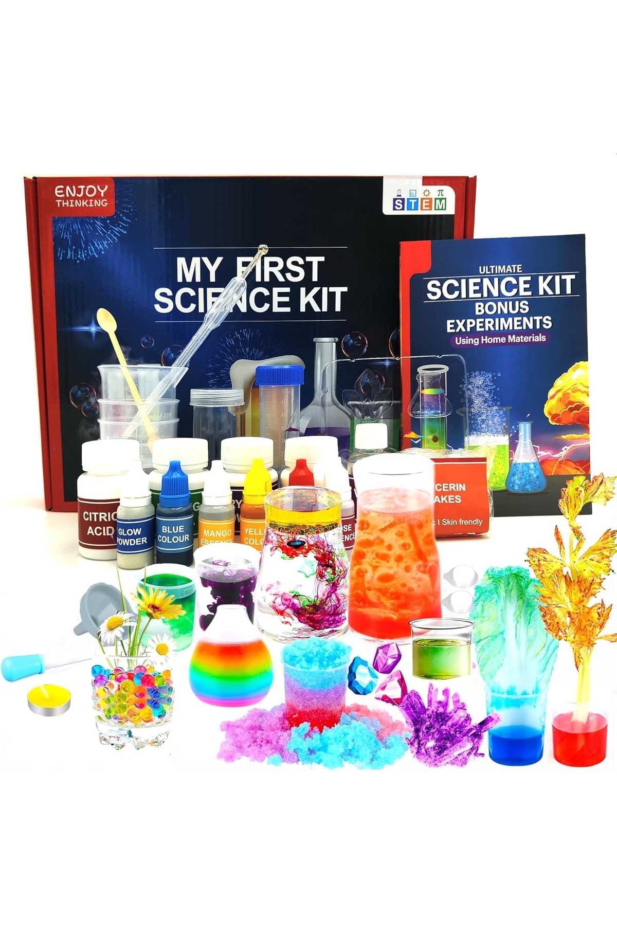 کیت علمی با ۱۲۰ آزمایش برای کودکان ۷ تا ۱۴ ساله