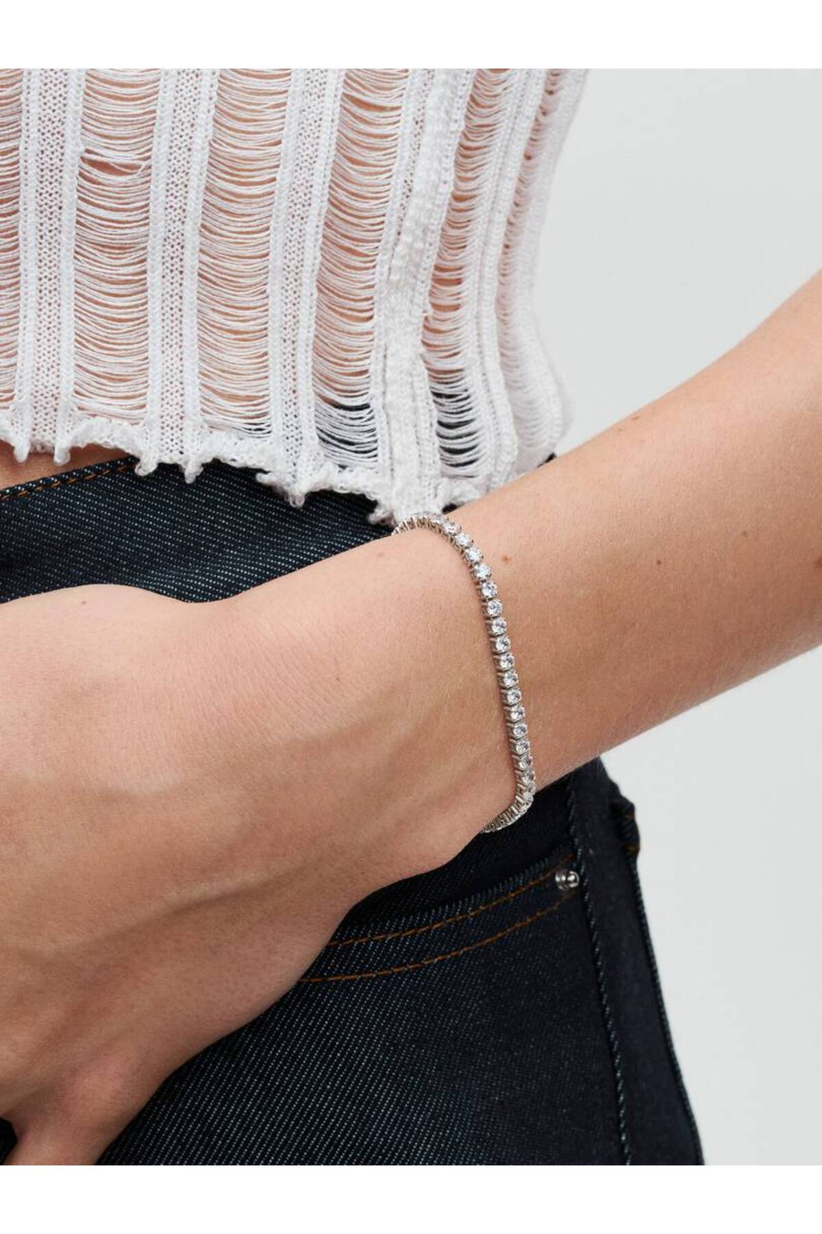 Pandora Işıltılı Tenis Bileklik görsel 6