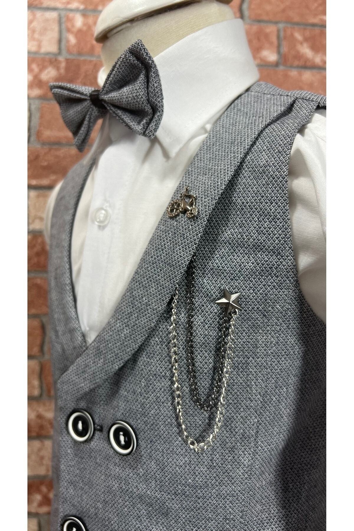 HAYTA Yelek Takim Gömlekli Set 5yaş-14yaş Venedik fotoğrafı 6 (önizleme)