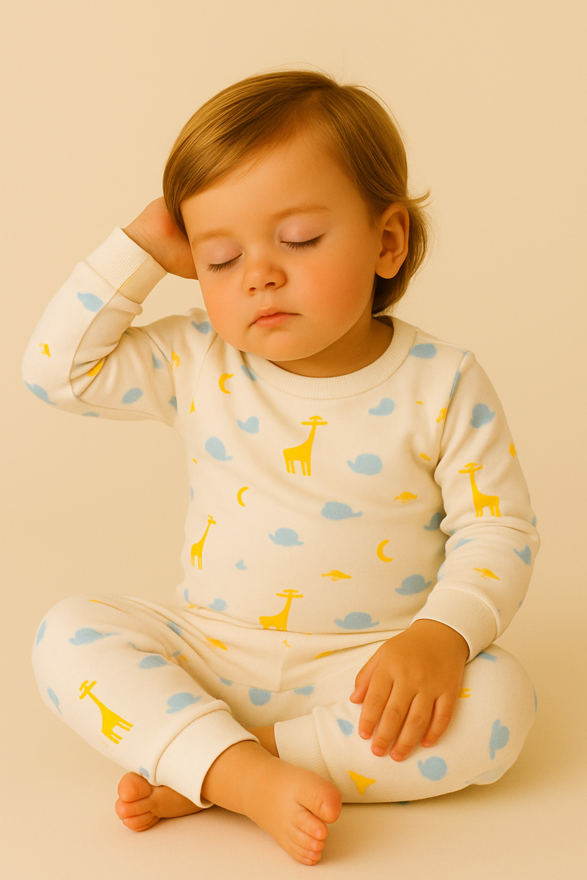 aden kids %100 pamuk çocuk alt üst pijama takımı fotoğrafı 4 (önizleme)