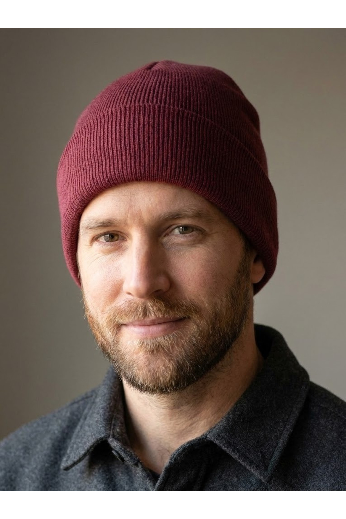 Rose Folded Knitwear Beanie