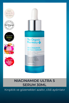 The Organic Pharmacy Niacinamide Ultra 5 Serum - Kırışıklık ve Gözenek Karşıt...