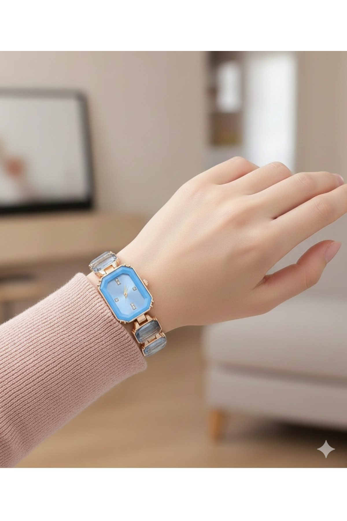 Women's Rhinestone Model Wrist Watch