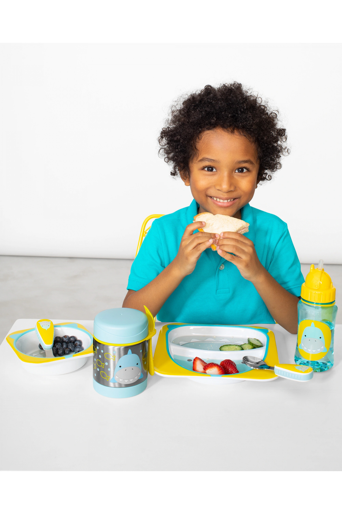 Skip Hop Zoo Paslanmaz Çelik Termos 325 ml Köpek Balığı fotoğrafı 3 (önizleme)