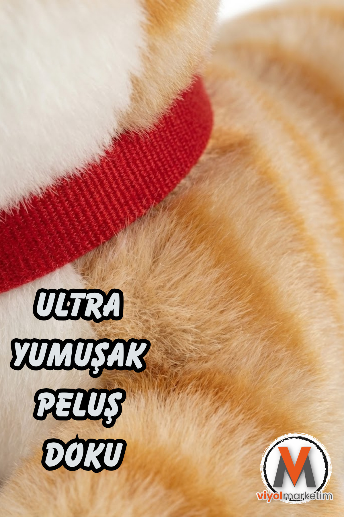 viyolmarketim Sesli Miyavlayan Peluş Kedi 35 cm – Kahverengi Yumuşak Peluş Oyuncak, Uyku ve Oyun Arkadaşı fotoğrafı 5 (önizleme)