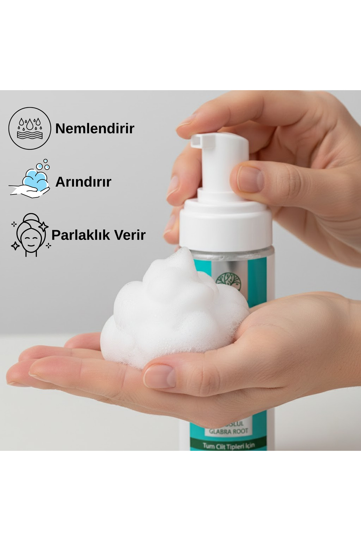 Kolajenli Yüz Yıkama Köpüğü 150 ml | Nemlendirici – Arındırıcı – Cilt Bariyerini Destekler — welive1022 — تصویر 2 از 7